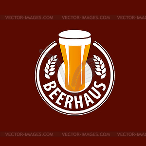 Beer logo - vector image