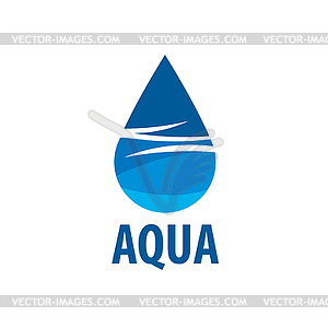 Logo water - vector clip art