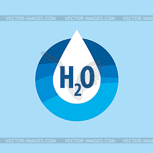 Logo water - vector clipart
