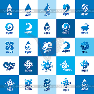 Logo water - vector image