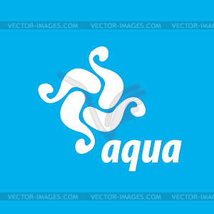 Logo water - vector clipart