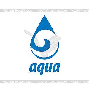 Logo water - vector clip art