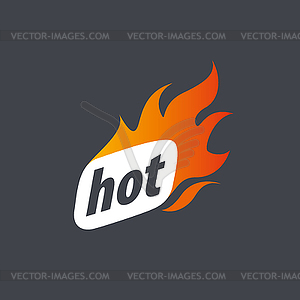 Fire logo - vector clipart