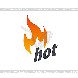 Fire logo - vector clip art