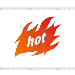 Fire logo - vector image