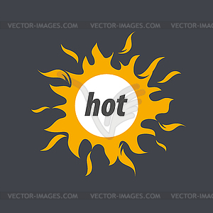 Fire logo - vector clipart