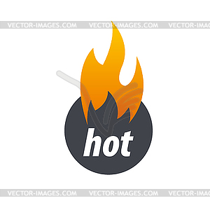 Fire logo - vector clip art