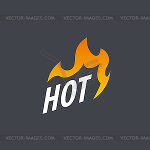 Fire logo - vector image