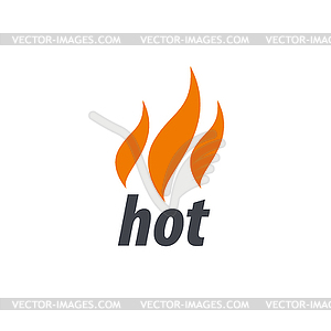 Fire logo - vector clip art
