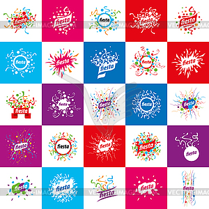 Holiday logo - vector clipart