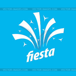 Holiday logo - vector clip art