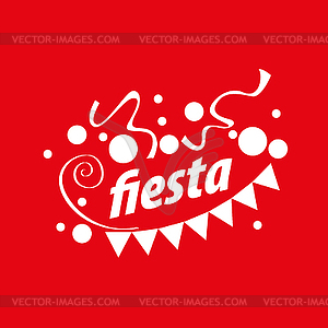 Holiday logo - vector clipart