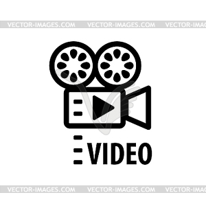 Logo Camcorder - vector clip art