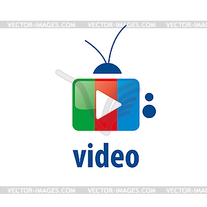 Logo tv - vector clipart