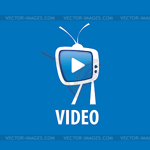 Logo tv - vector clipart