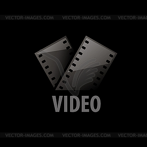 Logo film - vector clip art