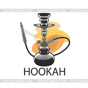 Logo hookah - vector image