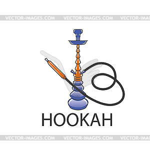 Logo hookah - vector image