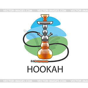 Logo hookah - vector clipart