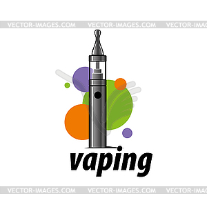 Logo electronic cigarette - vector clipart