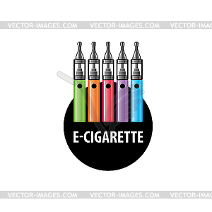 Logo electronic cigarette - vector image