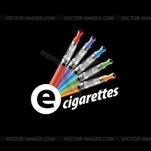 Логотип электронная сигарета - изображение в векторном формате