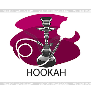 Logo hookah - vector clipart