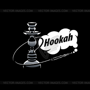 Logo hookah - vector clipart
