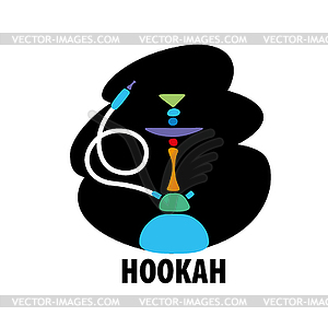 Logo hookah - vector clip art