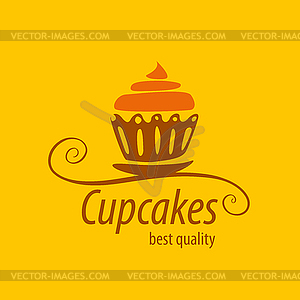 Logo cake - vector image