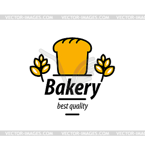 Logo bread - vector image