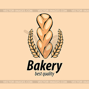 Logo bread - vector image