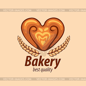 Logo bread - color vector clipart