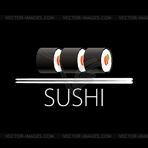 Sushi logo - vector clipart