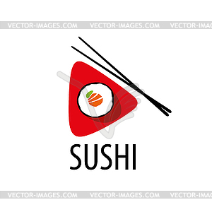 Суши логотип - стоковый клипарт