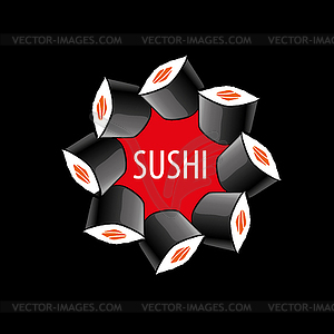 Sushi logo - vector image