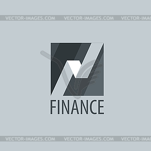 Logo Finance - vector image