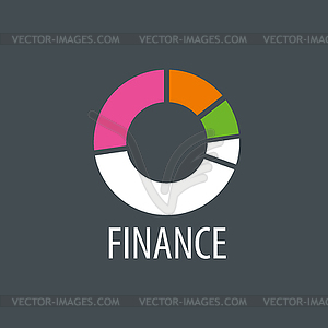Logo Finance - vector image
