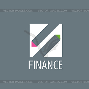 Логотип Финансы - клипарт в векторном формате