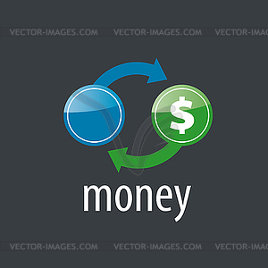 Logo money - vector clipart