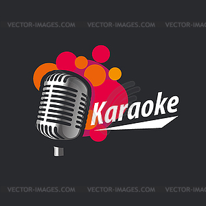 Logo karaoke - royalty-free vector clipart