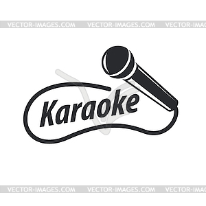 Logo karaoke - vector clipart