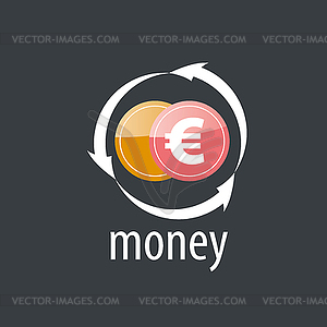 Logo money - color vector clipart