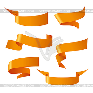 Ribbon patterns - vector clipart