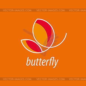 Butterfly logo - vector image