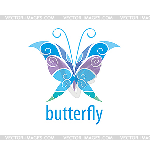 Butterfly logo - vector clipart