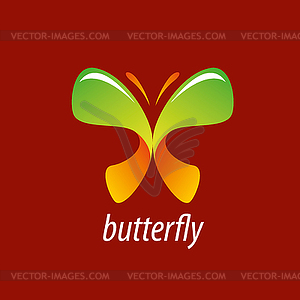 Butterfly logo - vector image