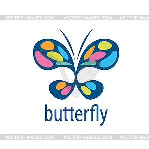 Butterfly logo - vector clip art