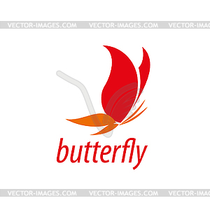 Butterfly logo - vector clipart