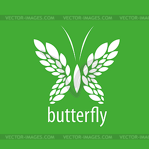 Butterfly logo - vector image